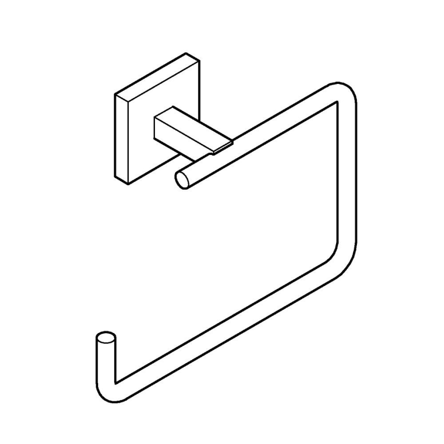 GROHE 409752430 - Handdukshållare START CUBE 18,8 x 13,8 cm svart