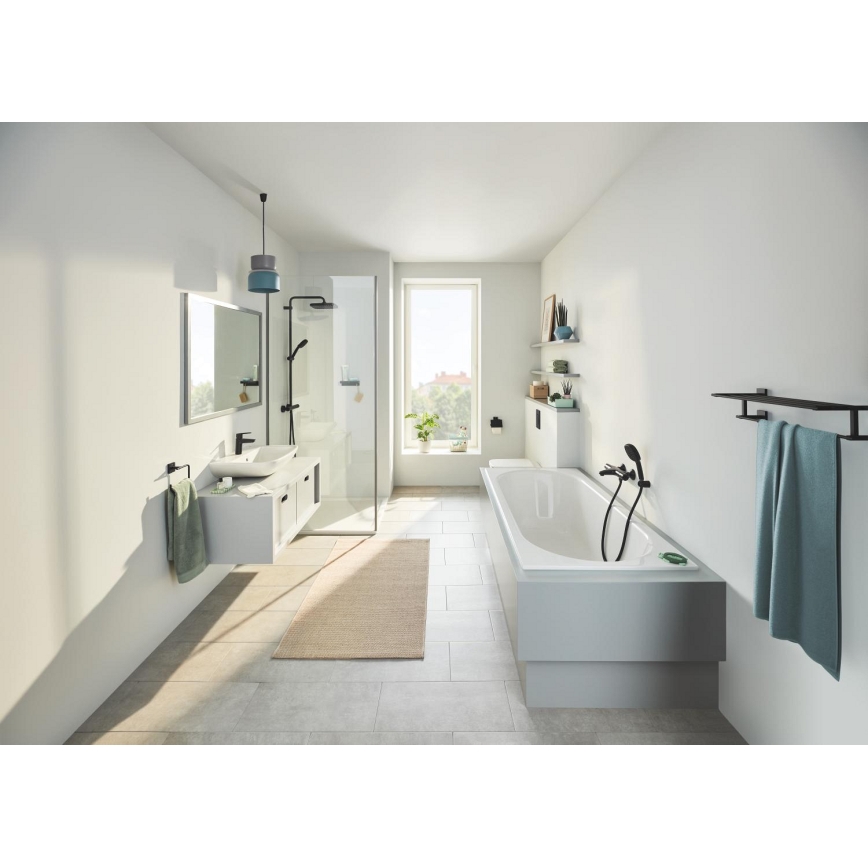 GROHE 409752430 - Handdukshållare START CUBE 18,8 x 13,8 cm svart