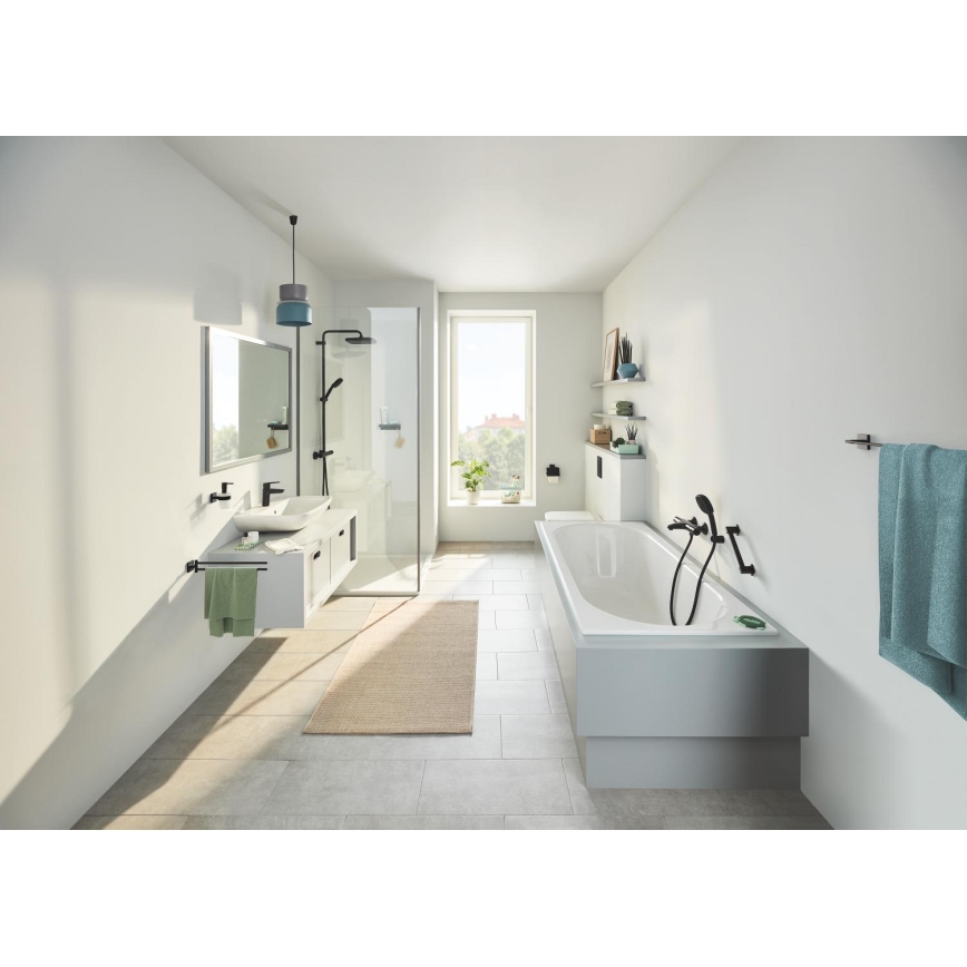 GROHE 410942430 - Badkarsgrepp START CUBE 354 mm svart