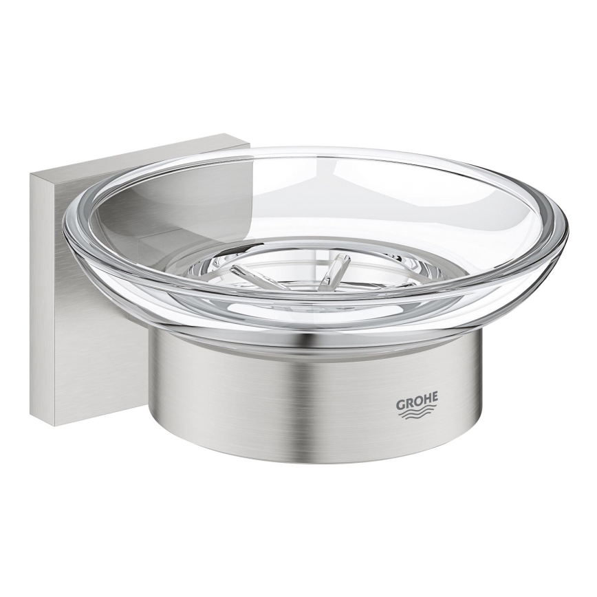 GROHE 41096DC0 - Tvålfat START CUBE 110 x 56 x 125 mm i rostfritt stål