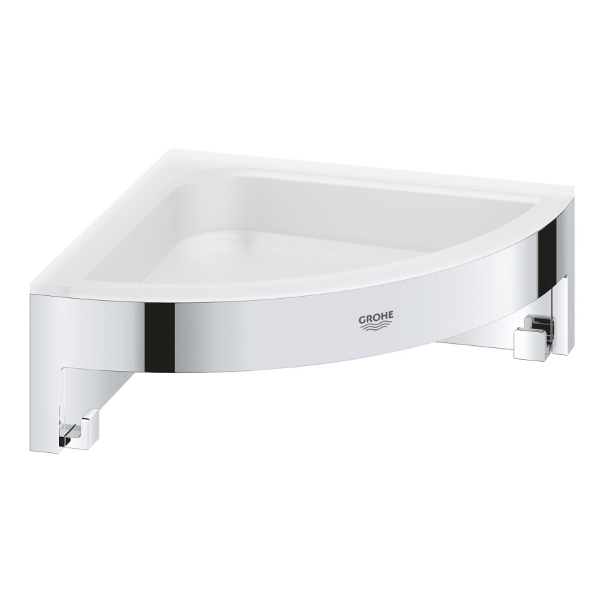 GROHE 41106000 - Hörnduschhylla START CUBE 16 cm, blank krom