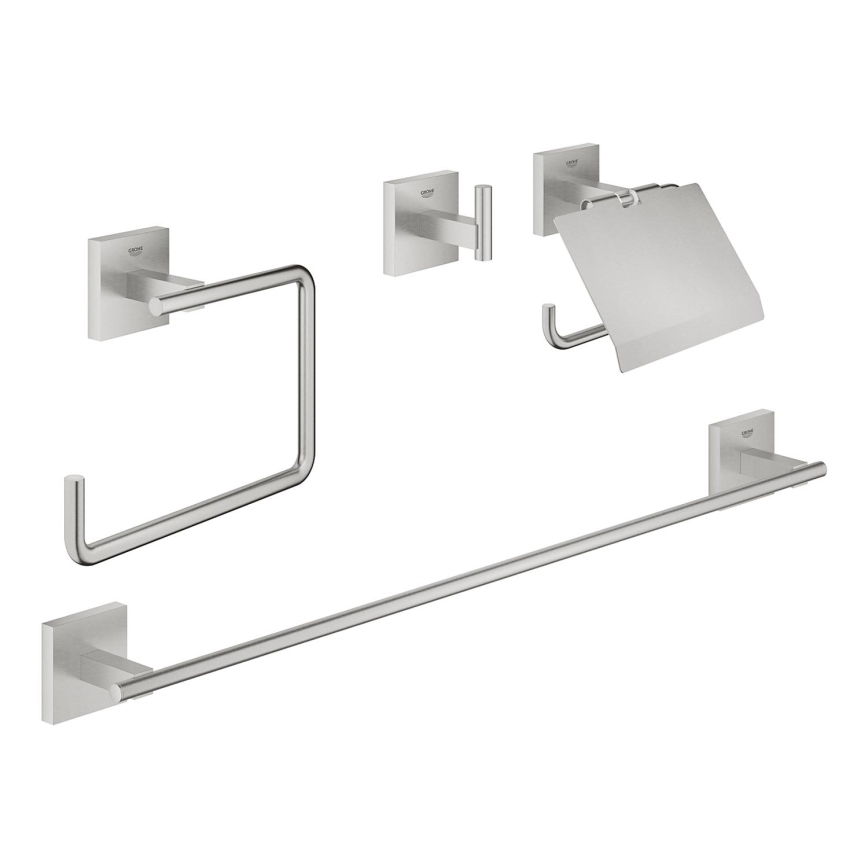 GROHE 41115DC0 - Tillbehörsset START CUBE 558 mm keramik/vit