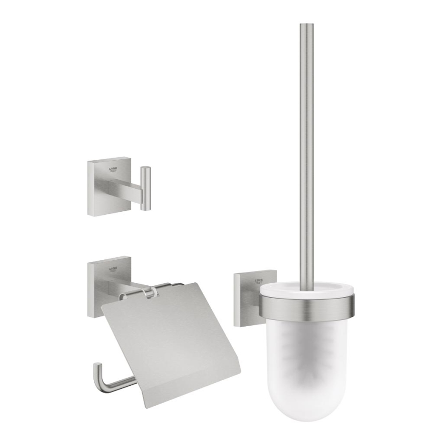 GROHE 41123DC0 - START CUBE tillbehörsset i rostfritt stål