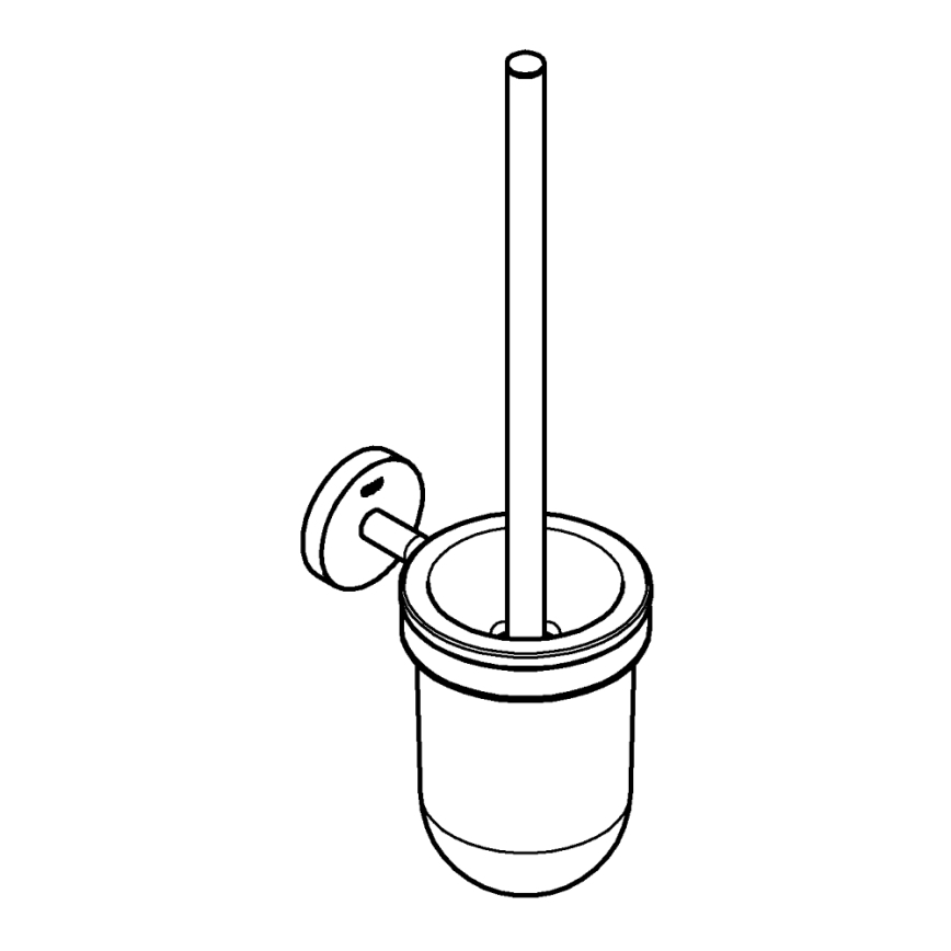 GROHE 41169000 - Toalettrengöringsset START matt krom