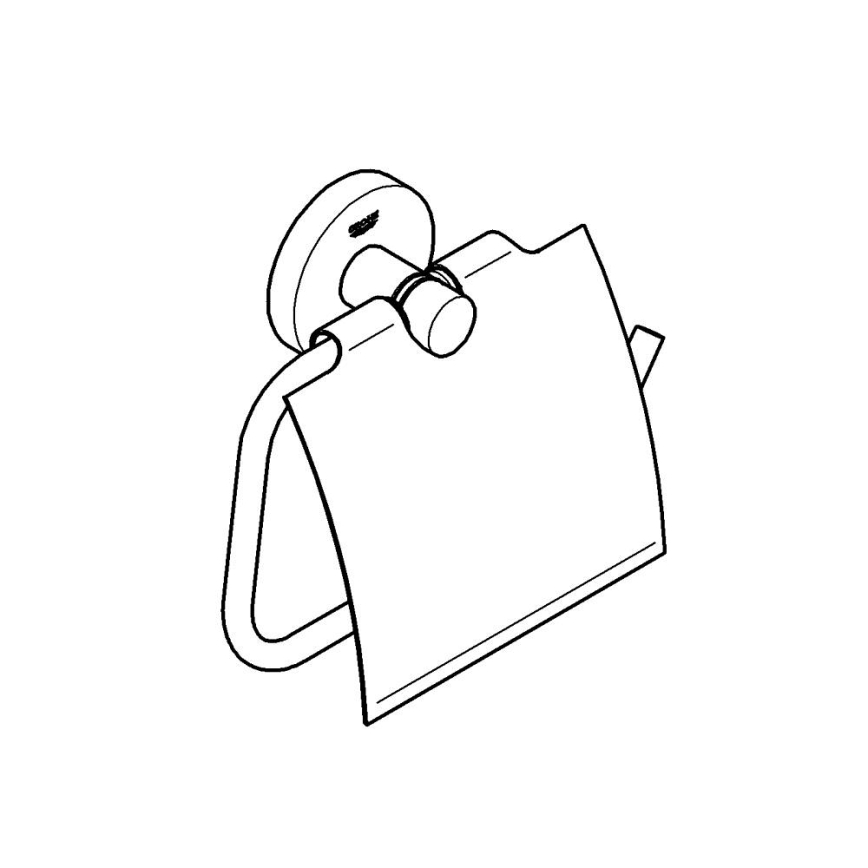 GROHE 41179000 - Toalettrullhållare QUICKFIX START i blank krom