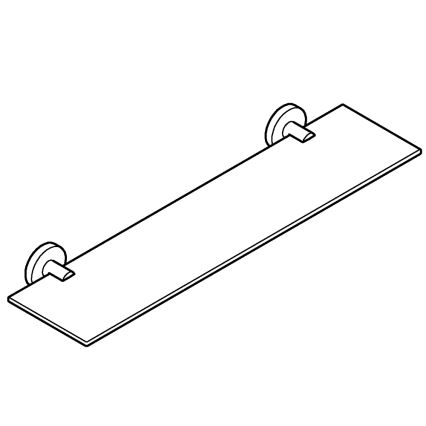 GROHE 41202000 - Glashylla START 530 mm blank krom