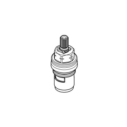 GROHE 45883000 - Keramisk insats DN 15, blank krom