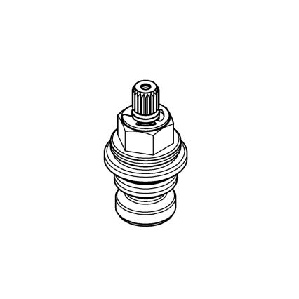 GROHE 45964000 - Överdel DN 15, mässing/guld