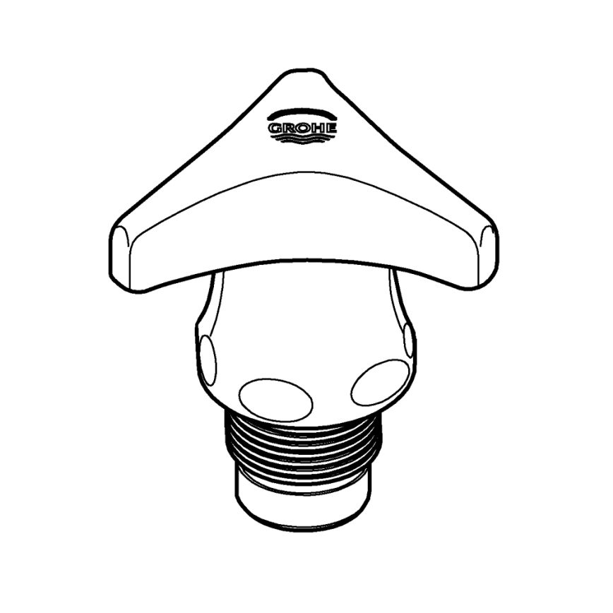 GROHE 45968000 - Kåpa DN 15 TRECORN polerad krom