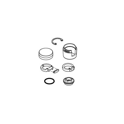 GROHE 46023000 - EUROMIX-spak, polerad krom