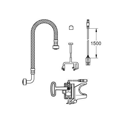GROHE 46944001 - Installationsset SENSIA ARENA, vit