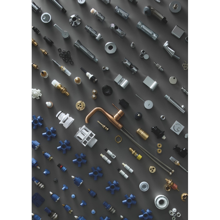 GROHE 47439000 - Kompakt termostatinsats DN 15, blank krom