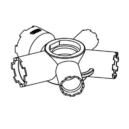 GROHE 48021000 - Avmonteringsnyckel för strålsamlare, kromad