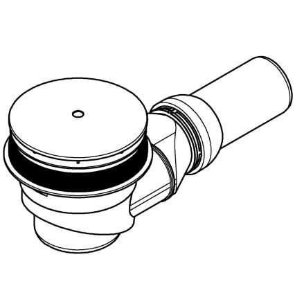 GROHE 49534000 - Avloppssats för universella duschkar Ø 112 mm krom