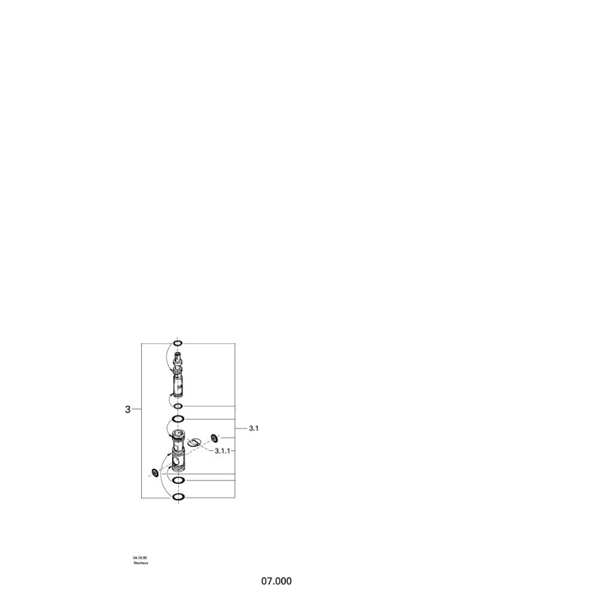 GROHE 7000000 - EUROMIX-kassett i mässing