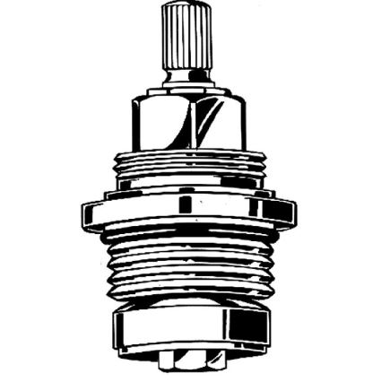 GROHE 7025000 - Ventilspindel för inbyggda ventiler 3/4” mässing