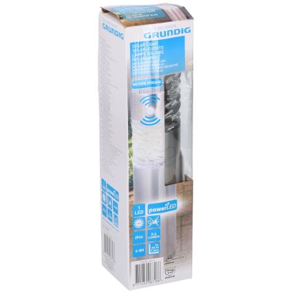 Grundig 14 - LED solcellslampa 1xLED 1xAAA 600 mAh IP44