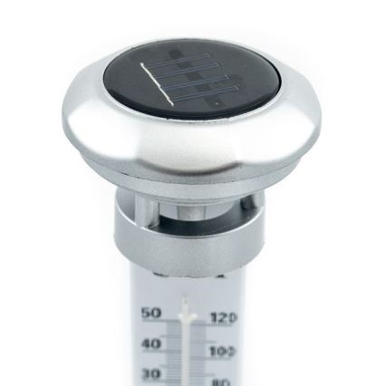 Grundig 89640 - LED sollampa med Termometer 1xLED/1,2V
