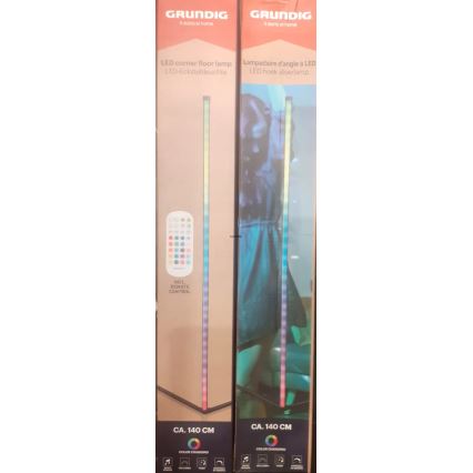 Grundig - dimmbar LED RGBW golvlampa LED/6W/230V + fjärrkontroll