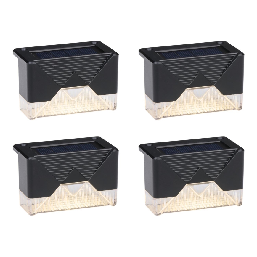 Grundig - KIT 4x LED solcell väggbelysning LED/1,2V IP44