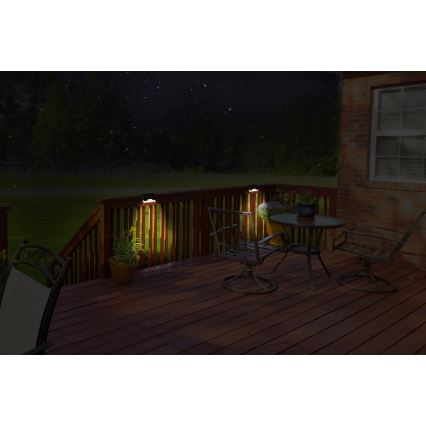 Grundig - KIT 4x LED solcell väggbelysning LED/1,2V IP44