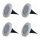 Grundig - KIT 4x LED Solcellsbelysning LED/1W/1,2V 600 mAh IP65