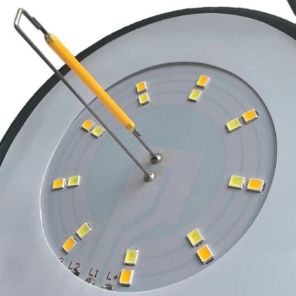 Grundig - LED campinglykta LED/3xAA 3000/4500/6000K IP44 svart