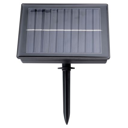 Grundig - LED Ljusreglerad solcell kedja 50xLED/8 funktioner 9,35m IP44 varm vit + fjärrkontroll