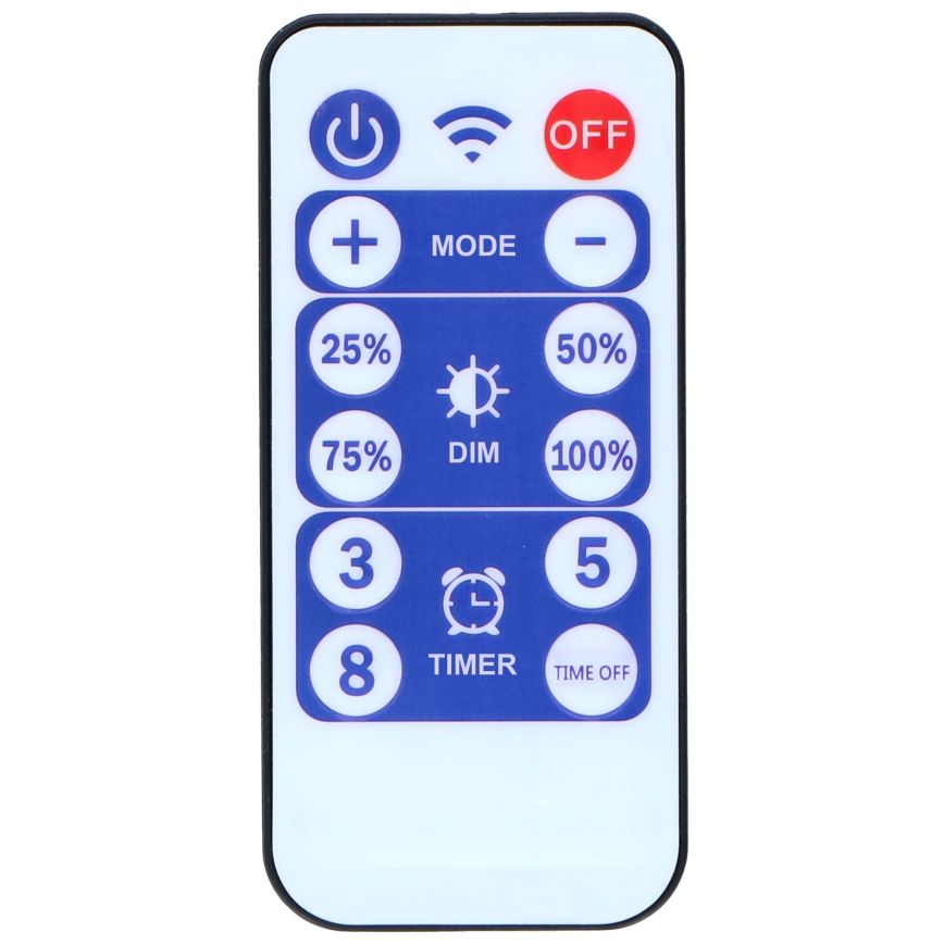 Grundig - LED Ljusreglerad solcell kedja 50xLED/8 funktioner 9,35m IP44 varm vit + fjärrkontroll