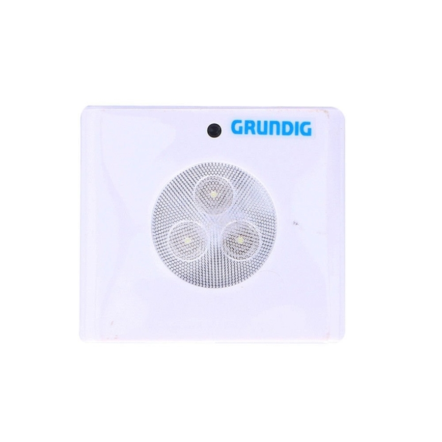 Grundig - LED Nattlampa med sensor 3xLED/3xAAA