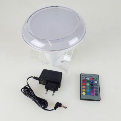 Grundig - LED RGB ljusreglerad bordslampa  LED/1W/230V + fjärrkontroll 