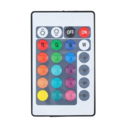Grundig - LED RGB ljusreglerad bordslampa  LED/3xAAA + fjärrkontroll 