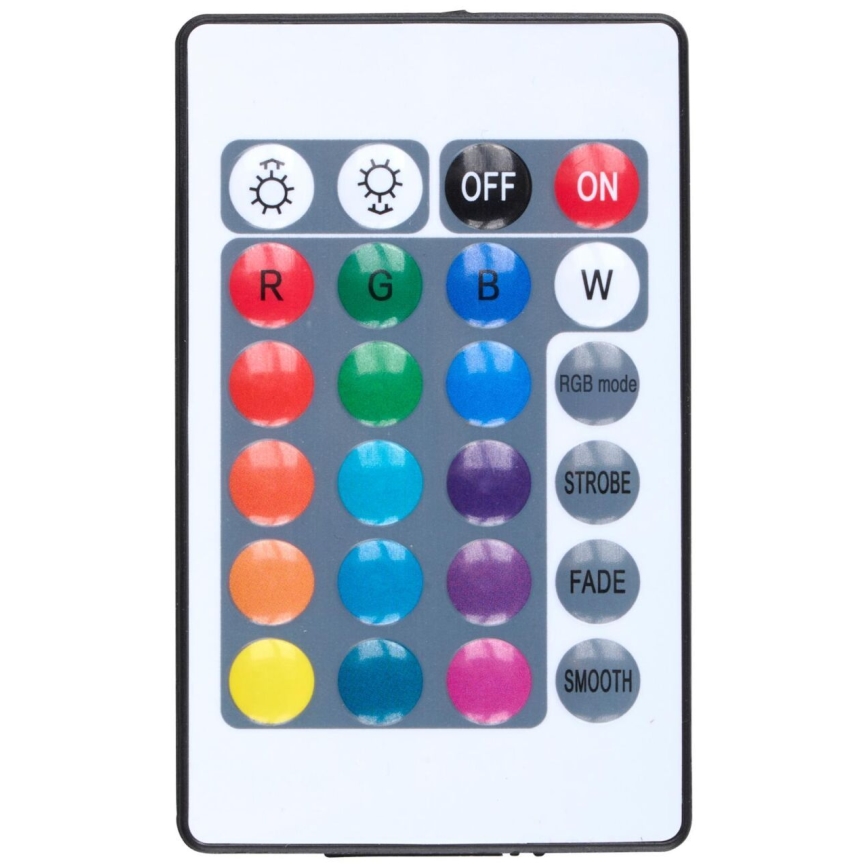 Grundig - LED RGBW dimbar golvlampa LED/10W/5V svart + fjärrkontroll