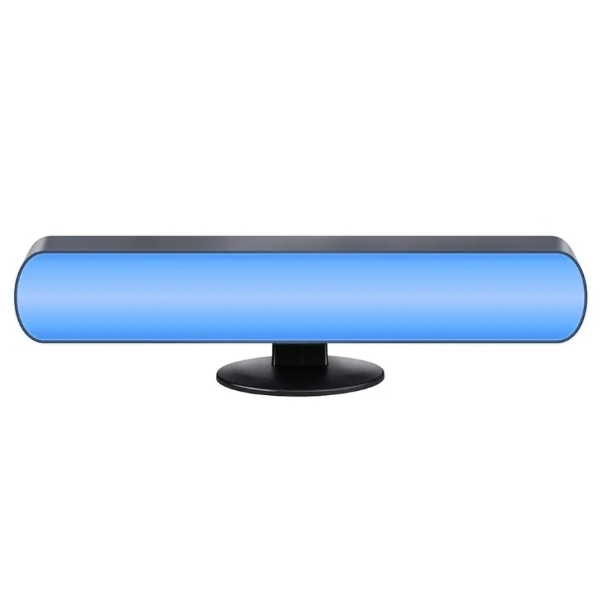 Grundig - LED RGBW Dimmbar bordslampa LED/0,7W/5V svart + fjärrkontroll