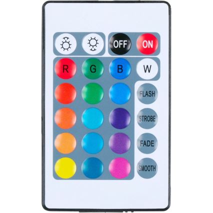 Grundig - LED RGBW Dimmbar bordslampa LED/0,7W/5V svart + fjärrkontroll