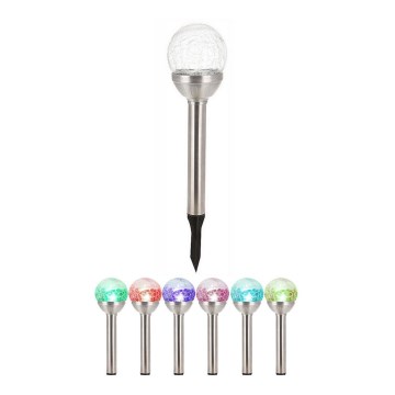 Grundig - LED Solcell belysning 1xLED/1,2V flerfärgad