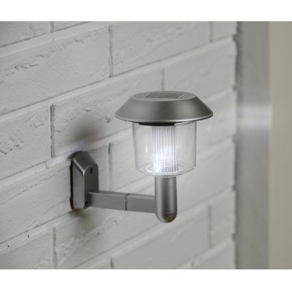 Grundig - LED solcell väggbelysning LED/1,2V