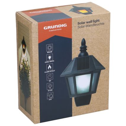 Grundig - LED solcell väggbelysning LED/1,2V IP44
