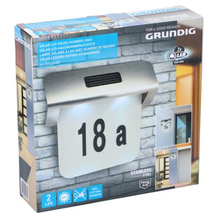 Grundig - LED Sol husnummer  1,2V