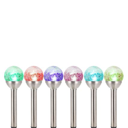 Grundig - LED Solcellsbelysning 1xLED/1,2V 600 mAh Flerfärgad