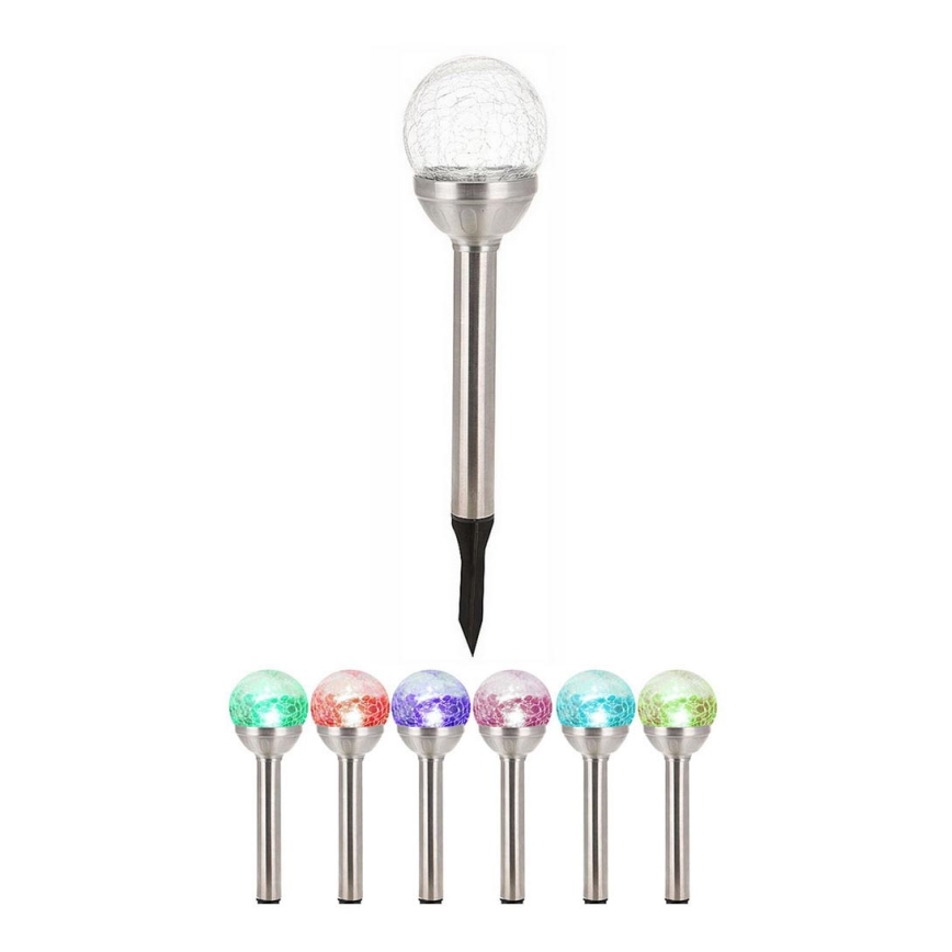 Grundig - LED solcellslampa 1xLED/1,2V 600 mAh multicolor