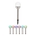 Grundig - LED solcellslampa 1xLED/1,2V 600 mAh multicolor