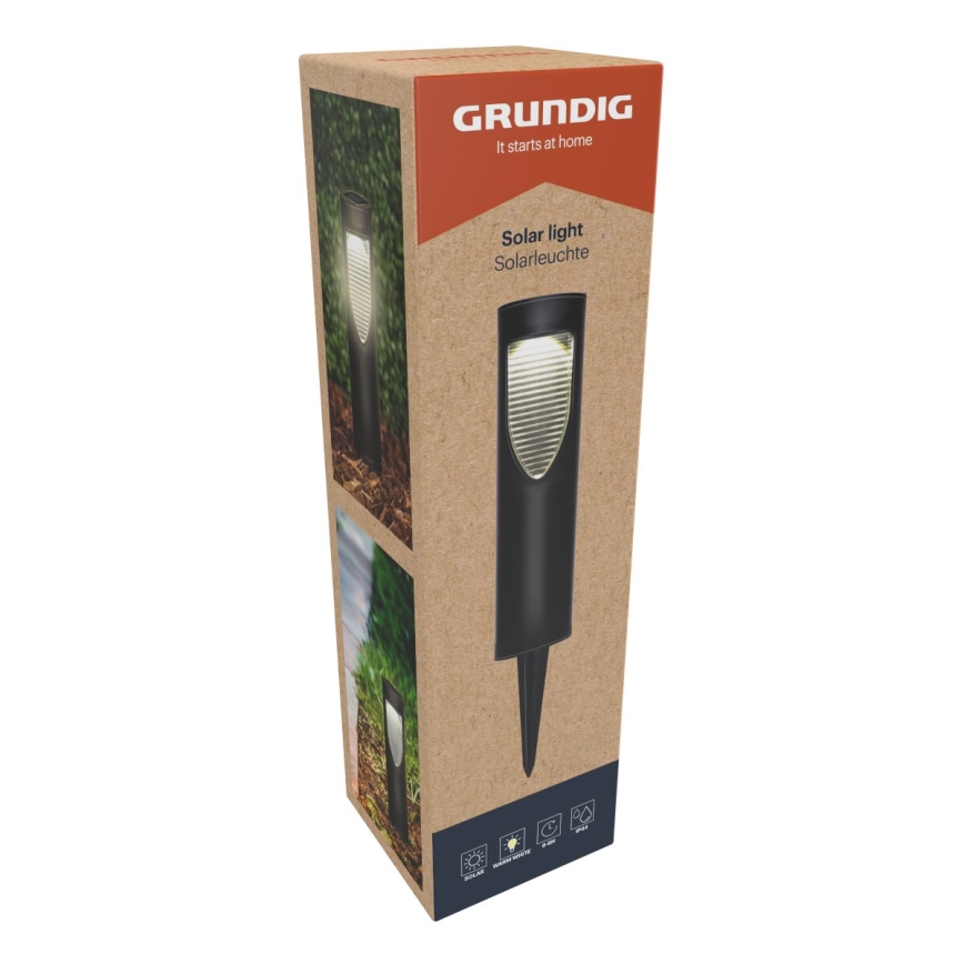 Grundig - LED solcellslampa LED/1,2V IP44