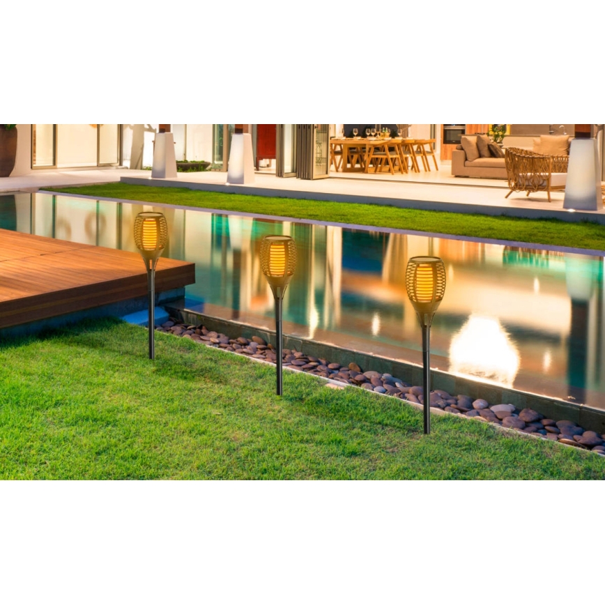 Grundig - LED solcellslampa LED/1xAA