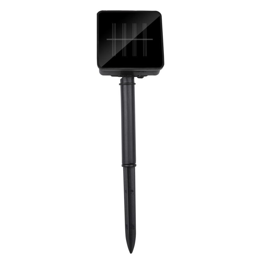 Grundig - LED solcellsljusslinga 50xLED/8 funktioner 6,9m varm vit
