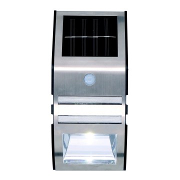 Grundig - LED Solcellsvägglampa med sensor 1xLED IP64