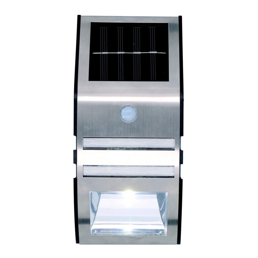 Grundig - LED Solcellsvägglampa med sensor 1xLED IP64