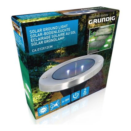 Grundig - LED sollampa  2xLED/1,2V