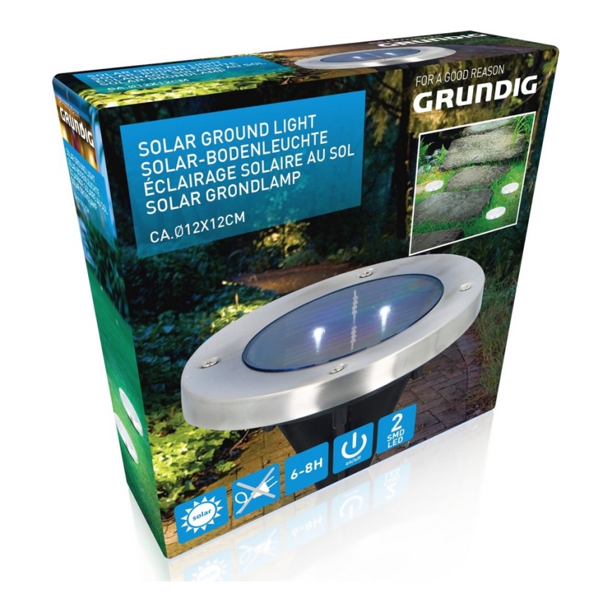 Grundig - LED sollampa  2xLED/1,2V