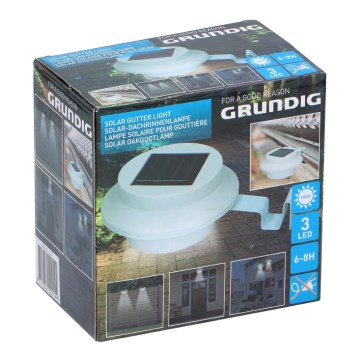 Grundig - LED sollampa med handtag 3xLED/1xAA